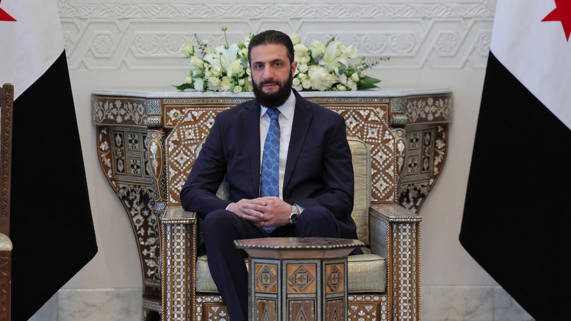 الرئيس السوري أحمد الشرع