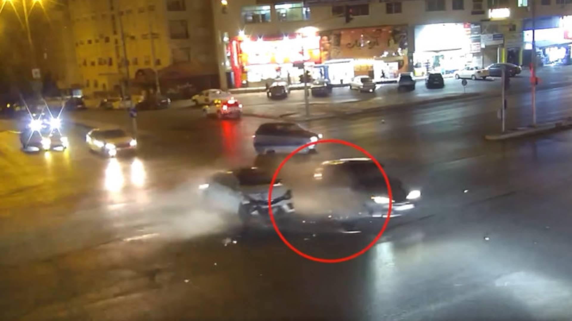 لقطة لحادث مروري