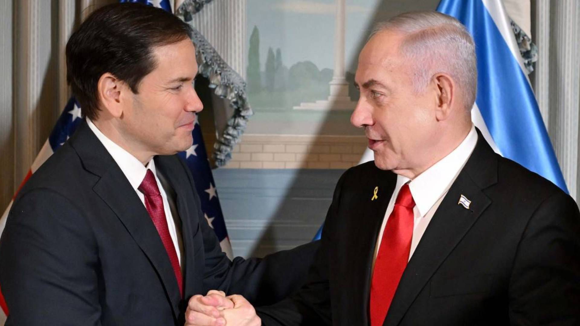 نتنياهو يلتقي وزير الخارجية الأمريكي