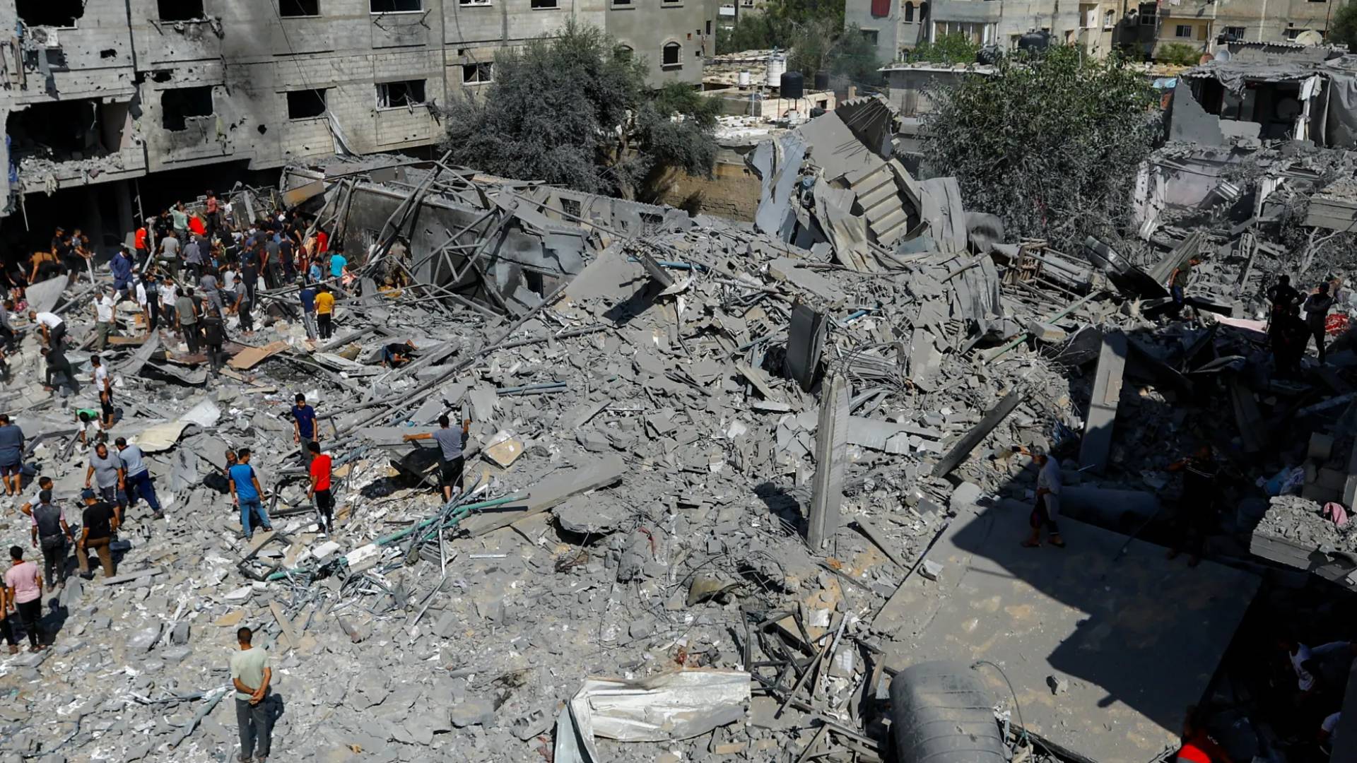 الدمار في قطاع غزة