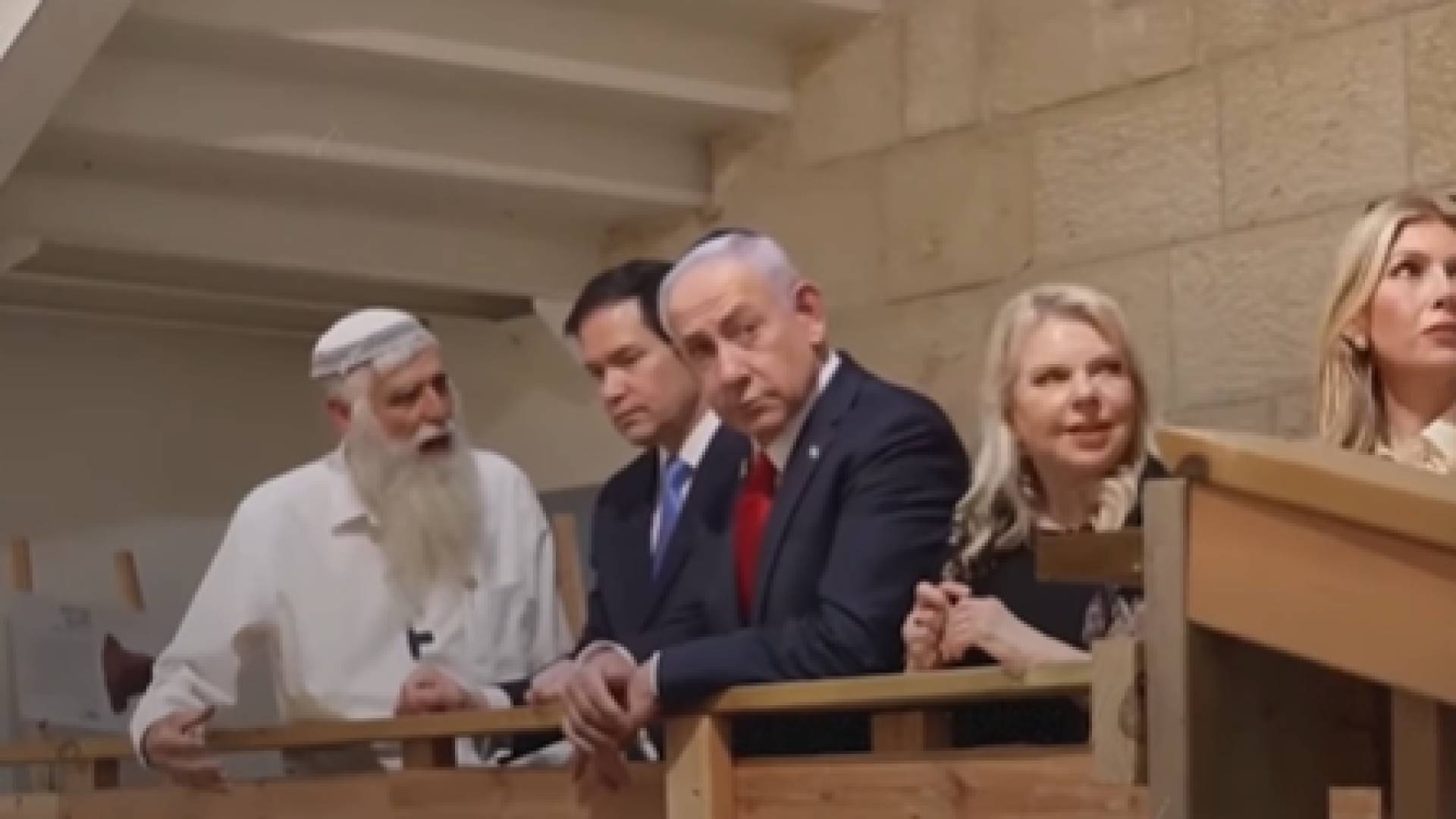 بمشاركة روبيو نتنياهو يفتتح نفقا جديدا