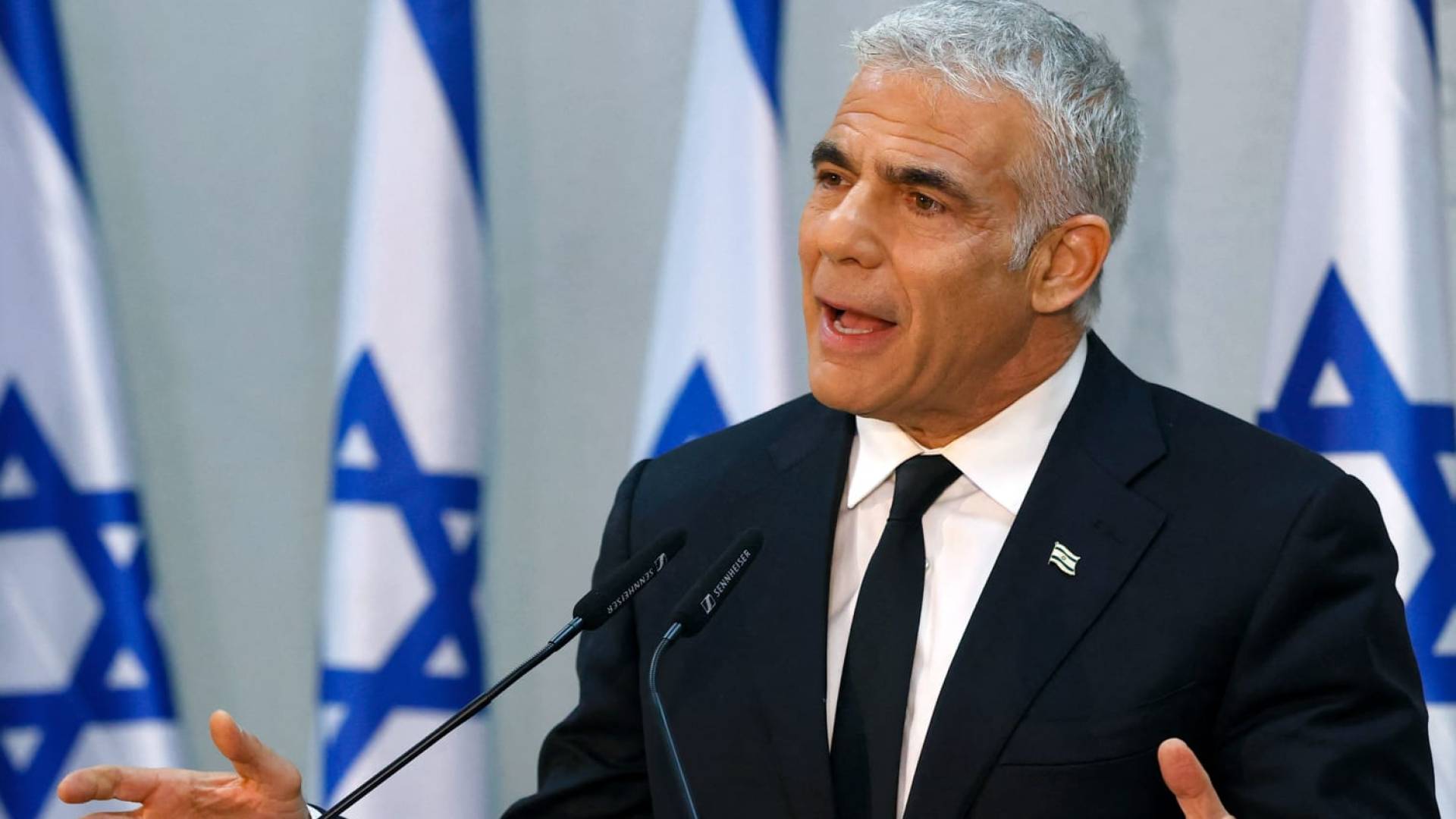 يائير لابيد زعيم المعارضة لدى الاحتلال