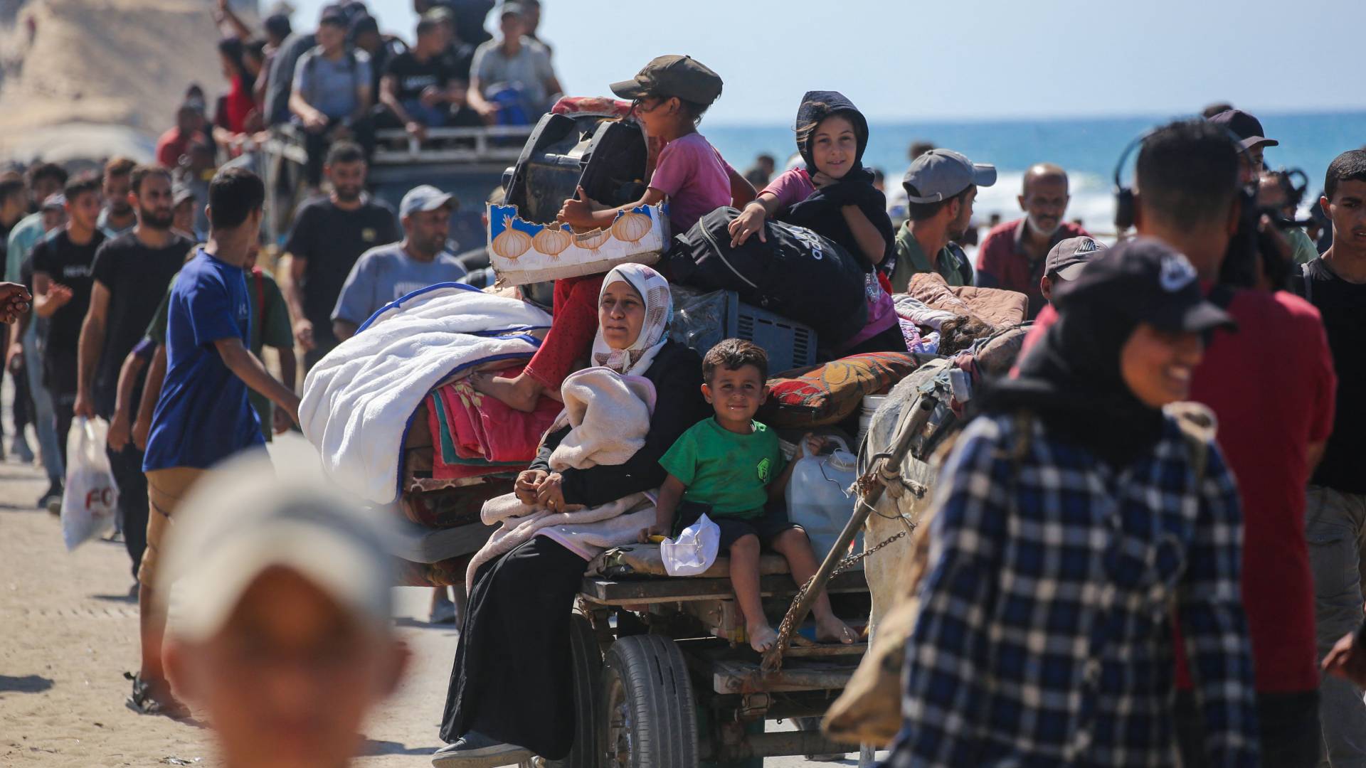 عودة اهالي قطاع غزة إلى منازلهم