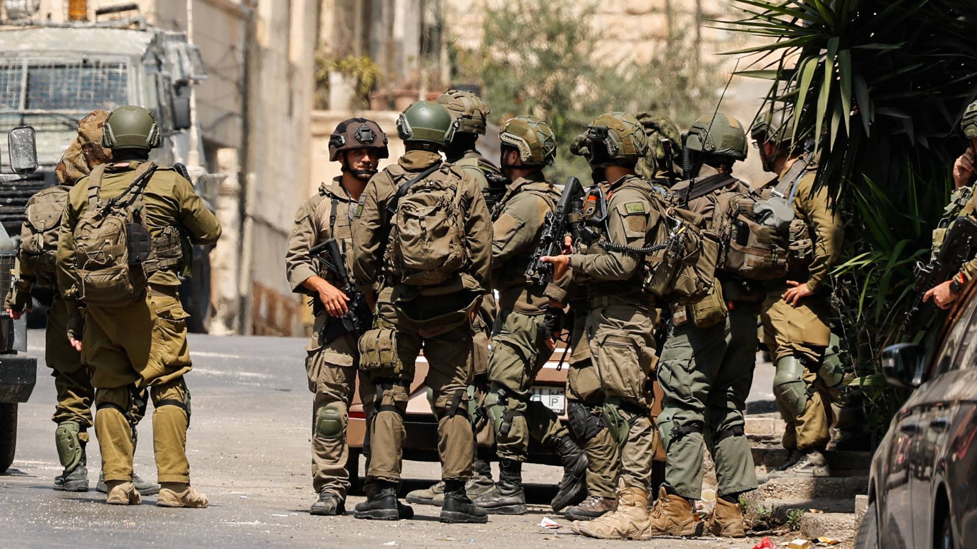 قوات الاحتلال في الضفة الغربية المحتلة