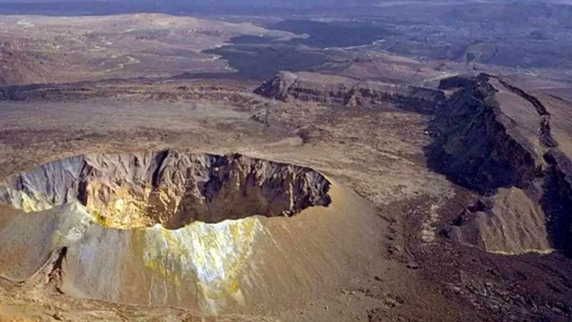 لبركان هايلي غوبي الواقع في شمال شرق إثيوبيا