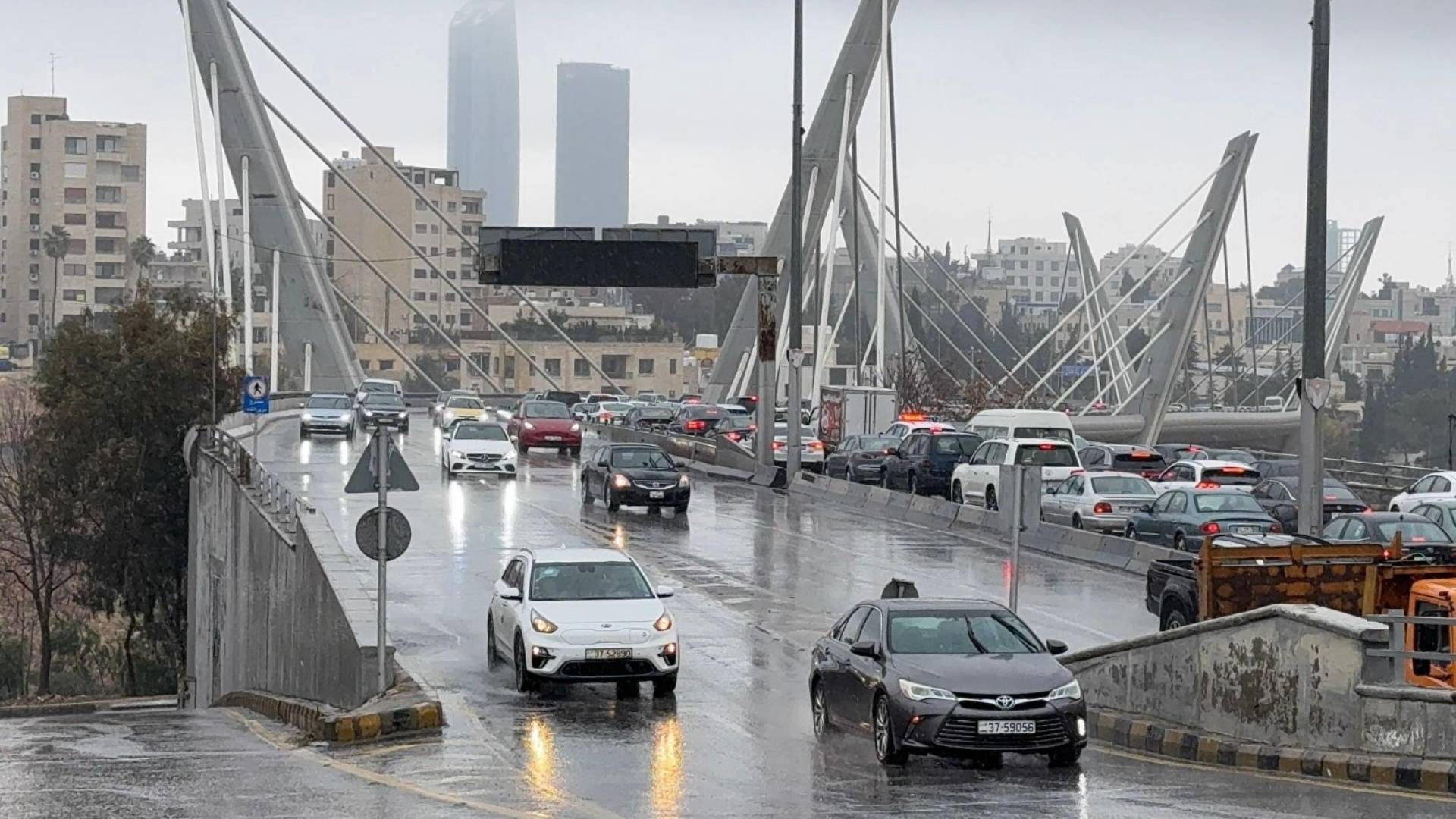 أمطار في العاصمة عمان "أرشيفية"