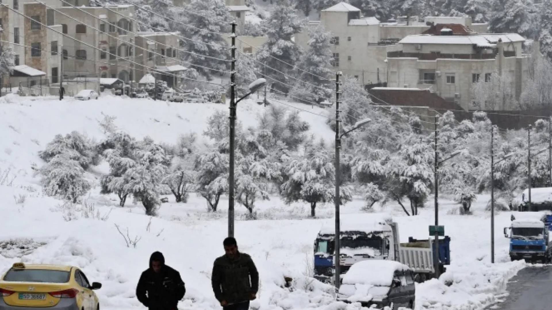 الثلوج في الأردن - أرشيفية