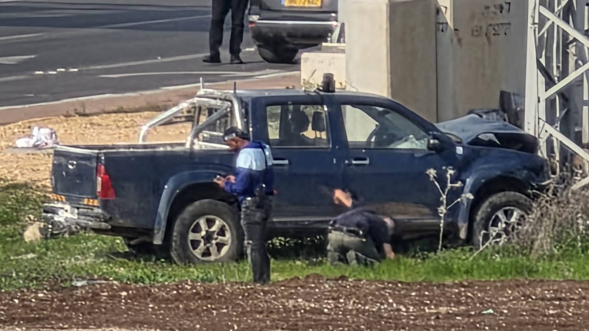 خلال عملية الدهس ..