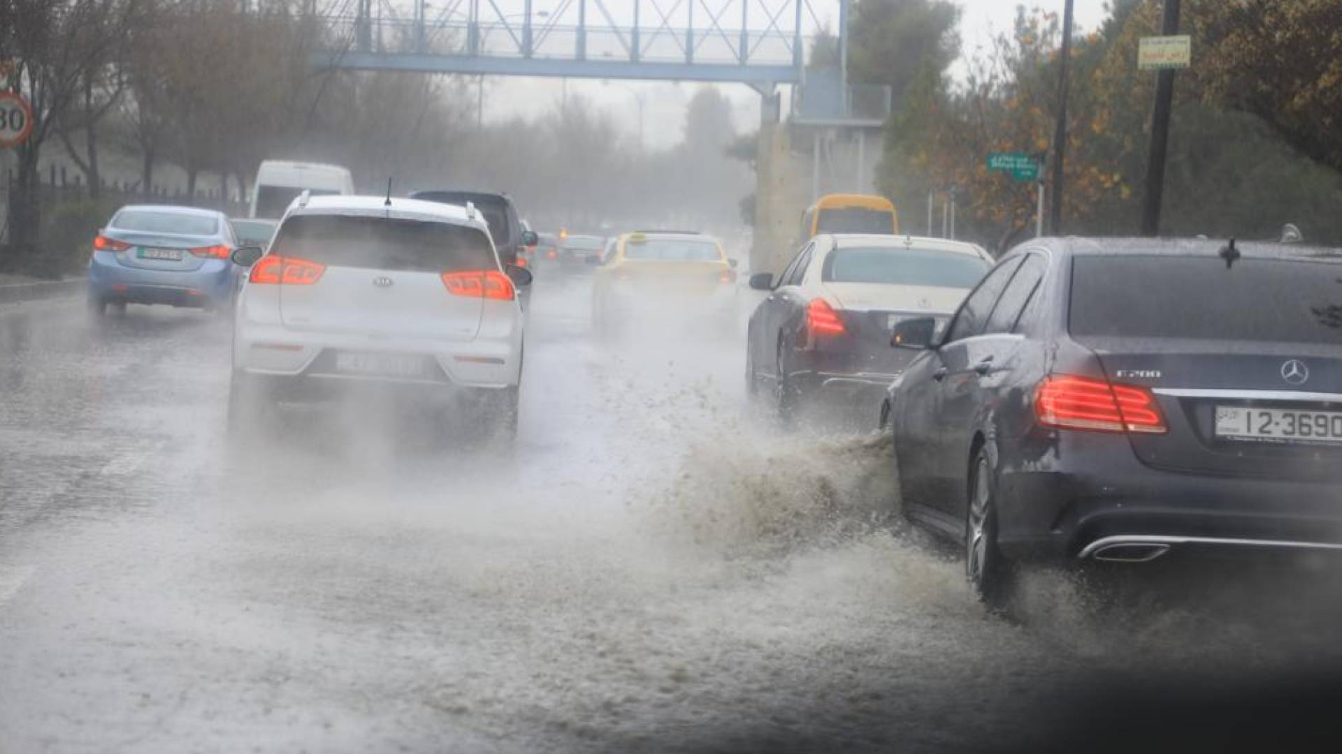 أمطار في العاصمة عمان