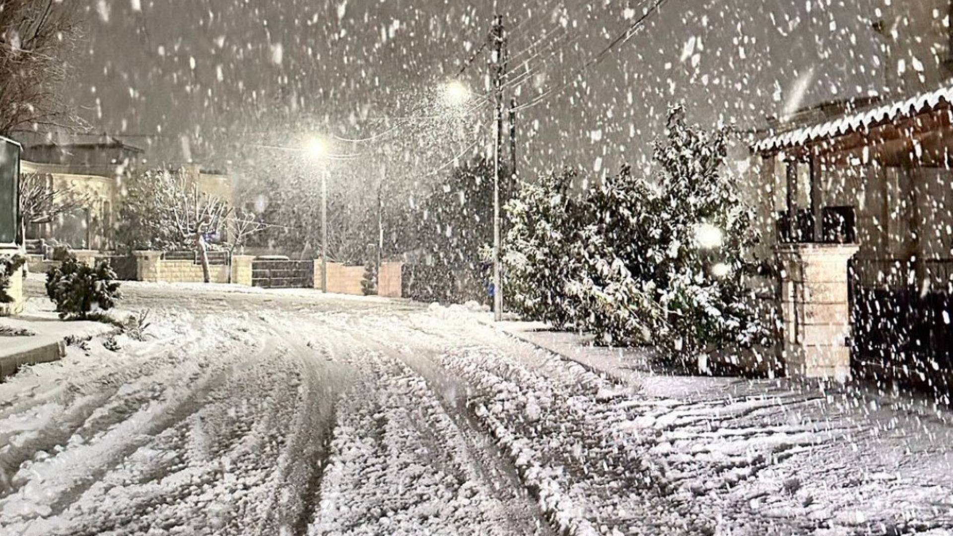 ثلوج في الاردن