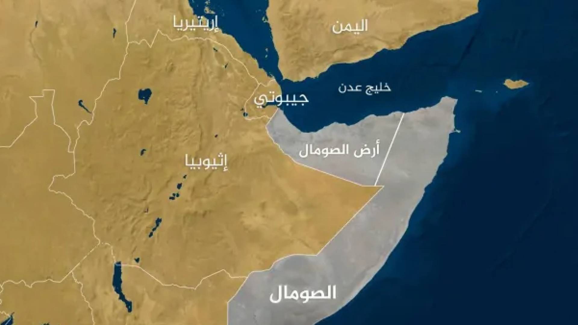 خريطة الصومال